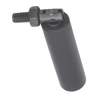 Retractable cylindrical handles turnable with threaded stud (FASTEKS® FAL), reinforced polyamide, black