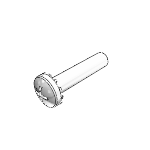 Phil ph mach screws w ext tooth l/w sems, Full thread and fine thread, Steel, Grade Not Designated, Zinc Clear Plated Chromated (ASME B18.13)