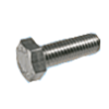 Hex head cap screws, Partial thread and coarse thread, Stainless Steel, 18-8, Plain Finish (ASME B18.2.1)