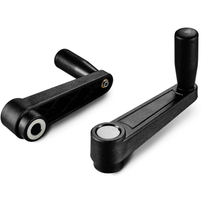 CRANK HANDLE WITH SMOOTH BORE INSERT AND REVOLVING HANDLE M129