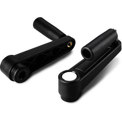 CRANK HANDLE WITH HEXAGONAL HOLE INSERT AND FOLDING HANDLE