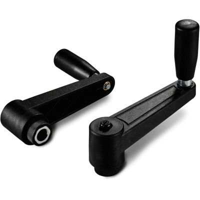 INDEXED CRANK HANDLE WITH SMOOTH BORE INSERT AND REVOLVING HANDLE M145