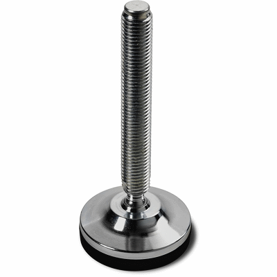 STEEL MOUNTING FEET WITH STEEL STUD TYPE B R.12,4 AND NON SLIP BASE
