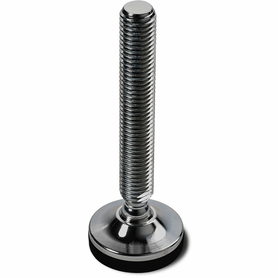 STEEL MOUNTING FEET WITH STEEL STUD TYPE B R. 15 AND NON SLIP BASE