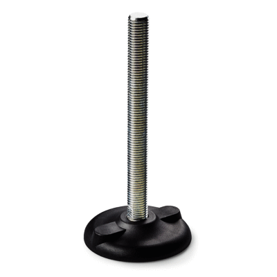 MOUNTING FOOT WITH REVOLVING STEM AND GROUND FIXING
