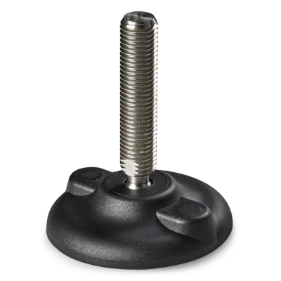 MOUNTING FOOT WITH GROUND FIXING WITH STAINLESS STEEL STUD TYPE B - R12,5
