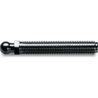 STEEL THREADED STEM TYPE A - WITH JOINT R15 AND HEXAGONAL BASE 16 - TURNED