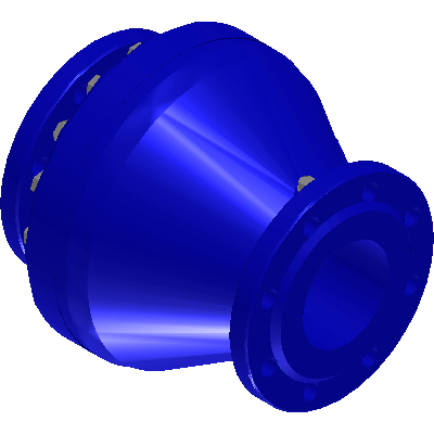 Börjesson Pipe Systems BPS6550150-membrane-check- valve -DN150 Industrial Valves