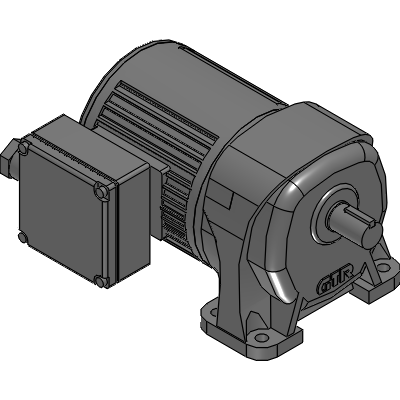 Standard gearmotor 1/8 - 1/2 HP - Brother Gearmotors - Download 3D CAD  Models for free | 3Dfindit