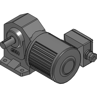 Standard gearmotor 1/8 - 1/2 HP - Brother Gearmotors - Download 3D CAD  Models for free | 3Dfindit
