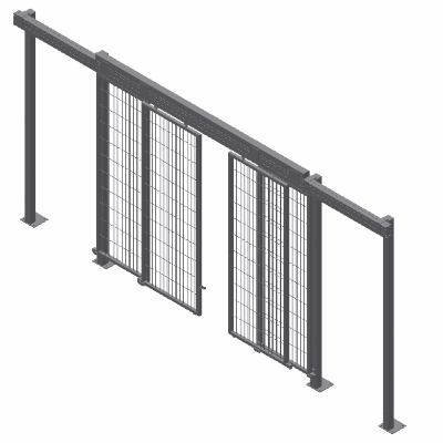 Teleskopierbare Schiebetüren