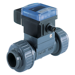 Flowmeter/Threshold detector with paddle wheel