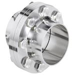 Flange connection in sterile orbital or Aseptic version- DIN 11864-2