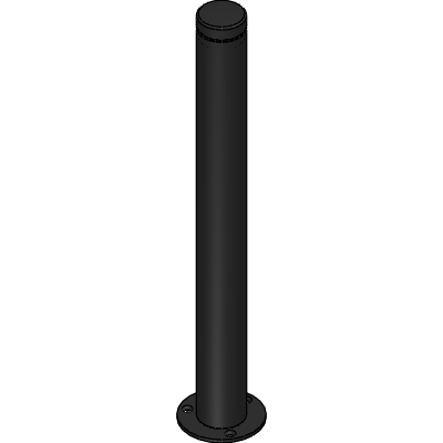 Barrier post fixed