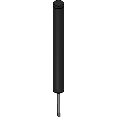 Flex barrier post