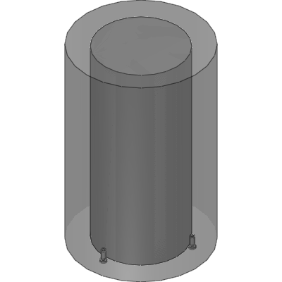 Under / under buffer storage