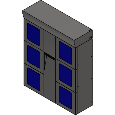 超薄型自动食品储藏柜