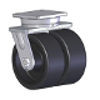 Dual Wheel Casters - Kingpinless Style