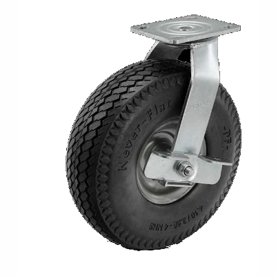 Protected Polyurethane Never Flat Caster