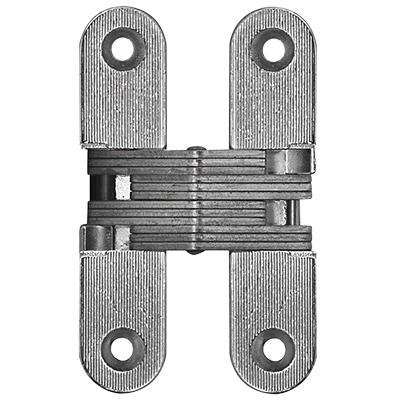 Invisible, not adjustable hinge for doors and cabinets