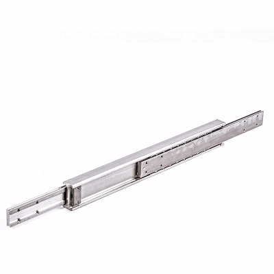 Телескопические направляющие Нержавеющая сталь - Полное выдвижение - Нагрузка на пару : 550 kg - Длина в сложенном виде : 500 - 2000 mm