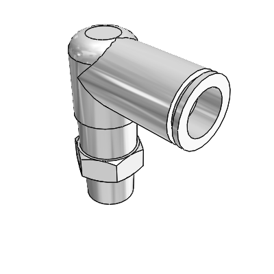 ZSSL male elbow (stainless)