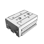 附滑轨型双轴气缸