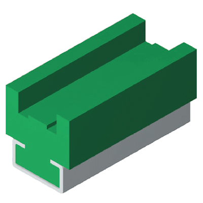 Polyethylene guides for chains