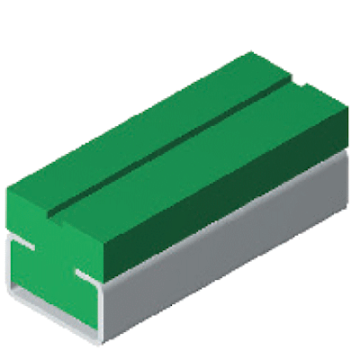 Polyethylene guides for chains
