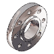Hubbed slip-on-welding steel pipe flanges with flat face or raised face