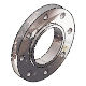 Hubbed slip-on-welding steel pipe flanges with flat face or raised face