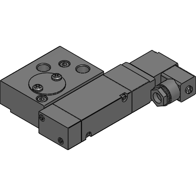 Tie rod cylinder with brake, double acting single rod type