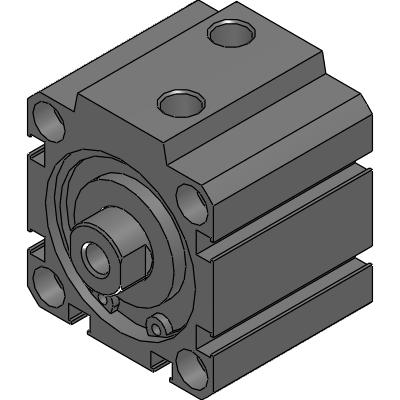 スーパーコンパクトシリンダ SSD - CKD - 3D CADモデルを無料で