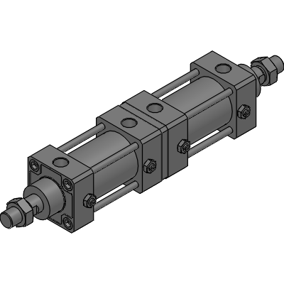 Double acting, back to back type