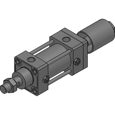 Double acting, stroke adjustable type (extend)