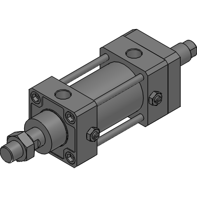 Double acting, stroke adjustable type (retract)