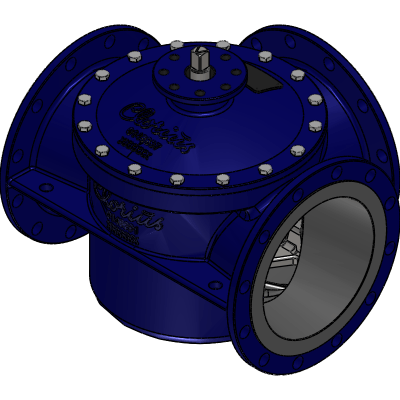 Clorius Controls 3-way Control Valves , DN 65-800mm ,Gun Metal Industrial Valves