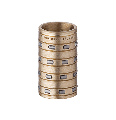 Roller cage with circlip groove, Brass