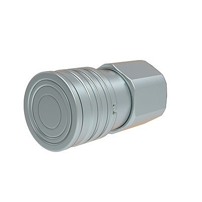 Quick- release coupling, female section