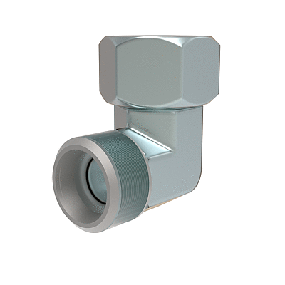 90° swivel coupling, complete