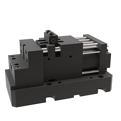 Flange cam 40 kN with gas monitoring connection
