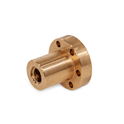 Trapezoidal Lead Nuts, Gunmetal, Single- or Multi-Start, with Flange