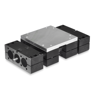 Double tube linear actuators, double slider, Type R1 Right hand thread, shaft journal at one end