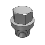 Screw plugs hex head with collar DIN 910