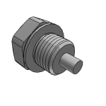 Screw plugs aluminium with magnet