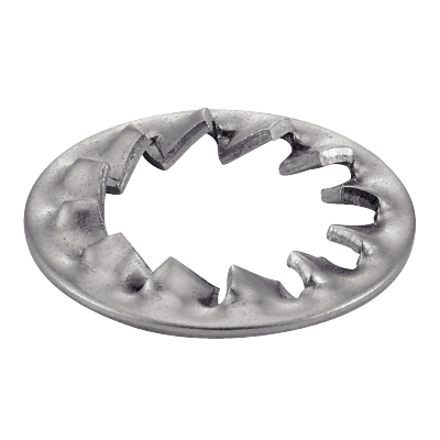 Serrated lock washer J type internal teeth DIN 6798 J - Stainless steel A4