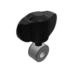 Shaft collars with wing grip silimar to DIN 705, steel