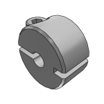 One-piece shaft collars, slitted outside