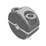 Shaft collars two-piece