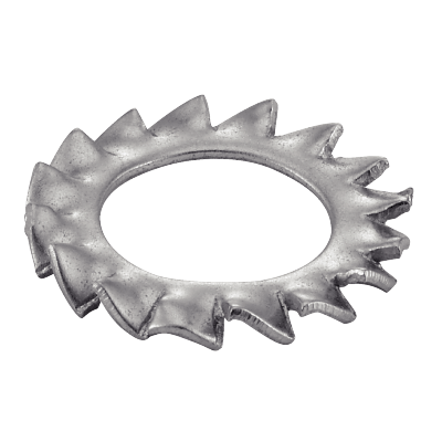 Serrated lock washer A type external teeth DIN 6798 A - Stainless steel A4